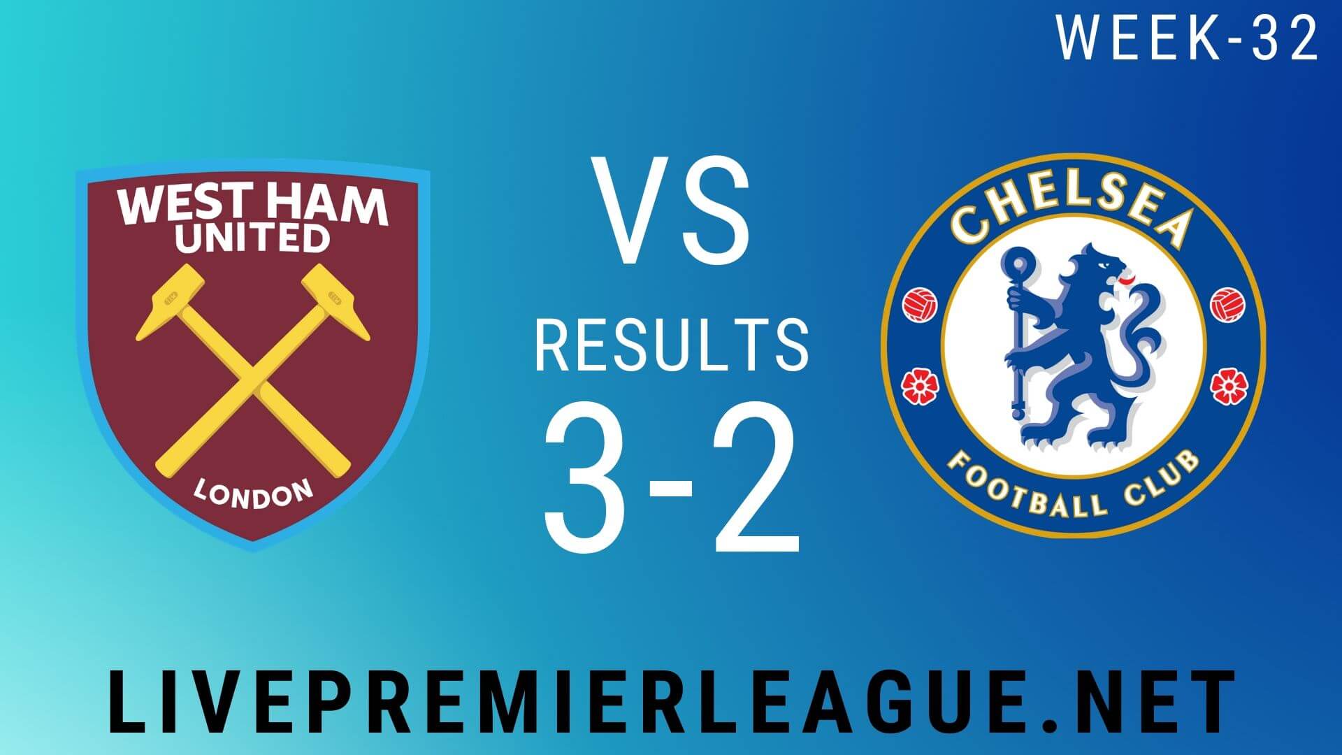 West Ham United Vs Chelsea | Week 32 Result 2020